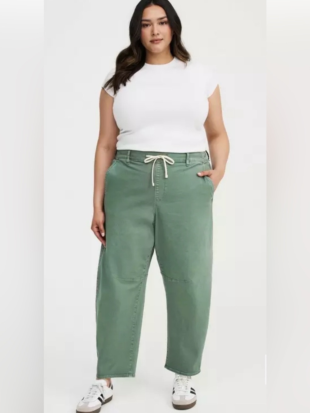 Torrid Drawstring Barrel Ankle Pants